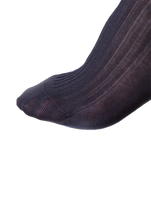 Lade das Bild in den Galerie-Viewer, NOSOCKS long - donkerblauw - tenen