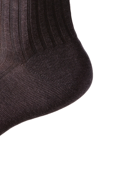 NOSOCKS long - donkergrijs - hiel