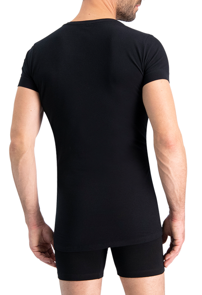 NOSHIRT original - deep V - zwart - achterkant